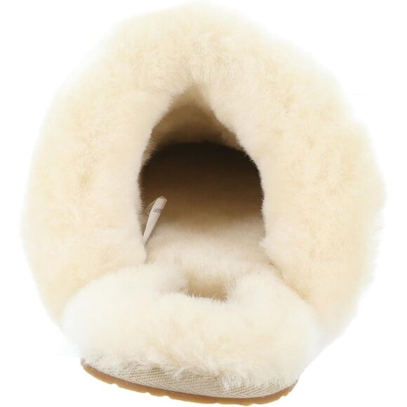 ⚡Women's Sand Imported Sheepskin Dyed Sheep Fur Suede upper Slipper - Picture 7 of 7